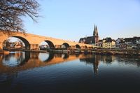 Regensburg, Steinerne Brücke und Dom